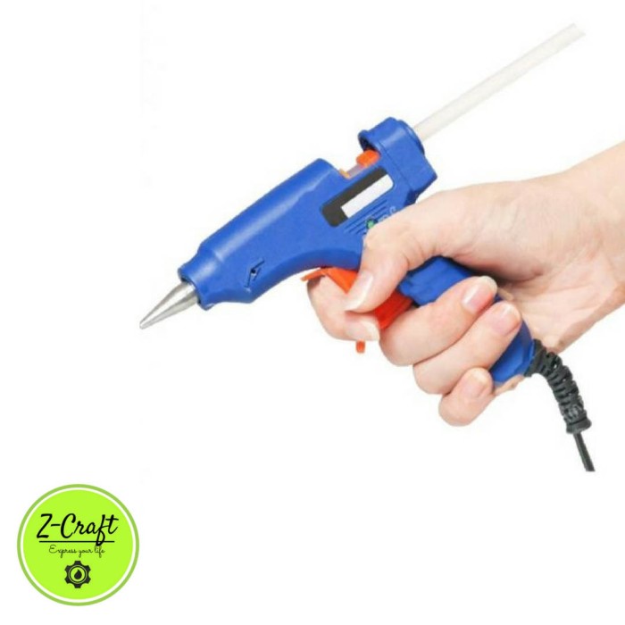 Alat lem tembak/GLUE GUN: Diameter refil ukuran kecil MURAH MERIAH .