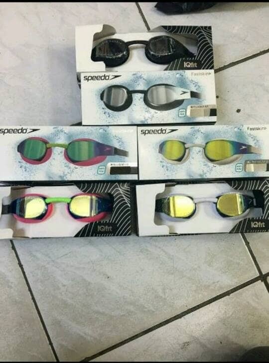 Best kacamata renang speedo fastskin elite mirror racing Terbaik