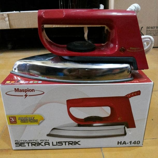 Maspion Setrika Listrik Automatic Iron HA 140 .