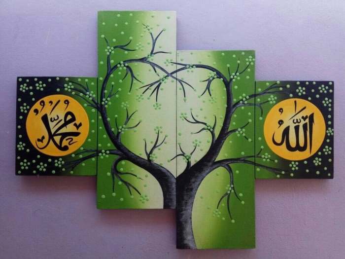 Gambar Kaligrafi Pohon Contoh Kaligrafi