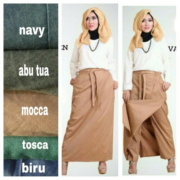 Cj collection Celana batik kulot panjang wanita jumbo long pant Sarah Source PROMO .