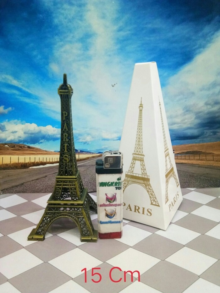 Pajangan Miniatur Menara Eiffel Paris 15 cm