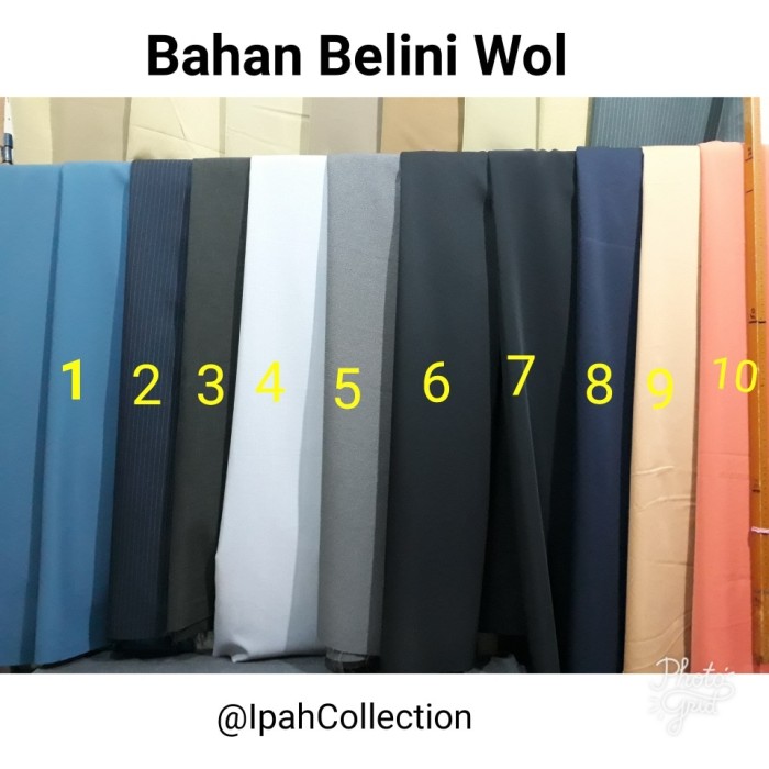 Jual Kain Bellini wol bahan celana/jas/safari Kab Jual Kain Bellini wol bahan celana/jas/safari Kab