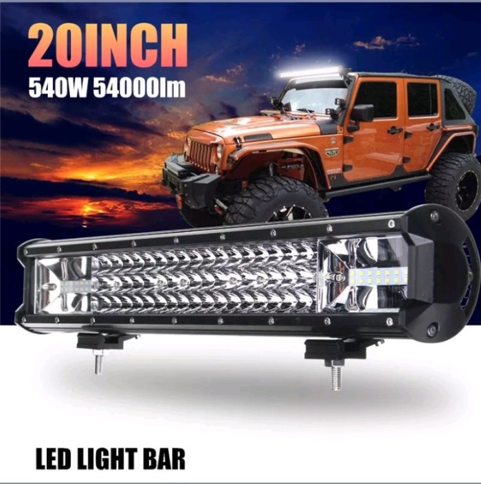Lampu Tembak Sorot Led Light Bar Combo 540 watt 50cm Monster