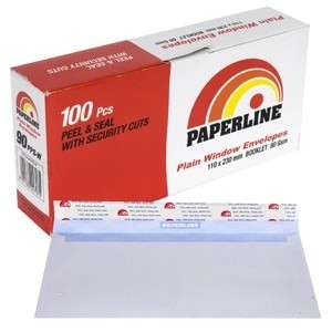 Jual Amplop Besar Putih Polos 110x230mm 80 Gsm Kab Bogor