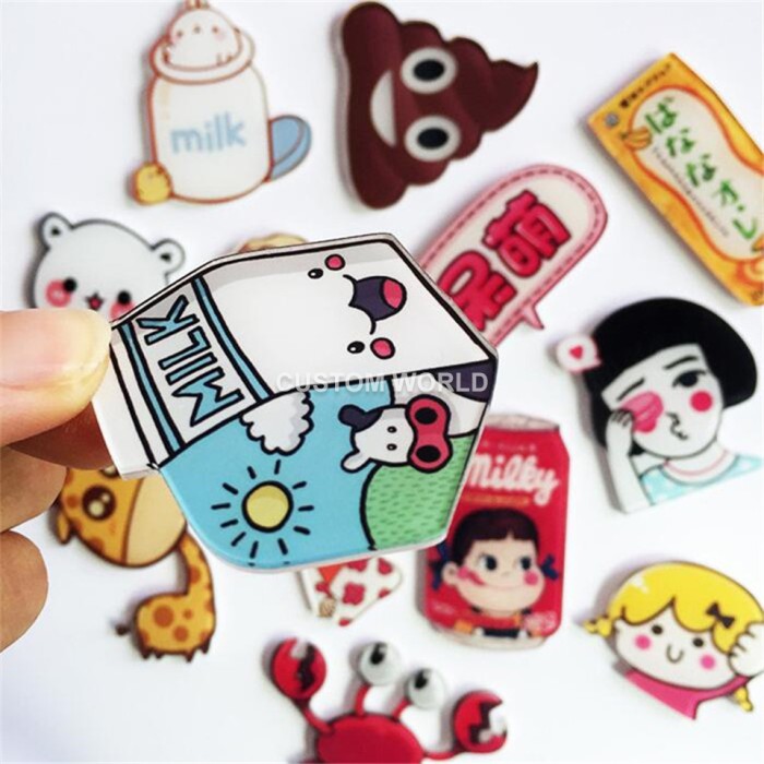 Foto Produk CUSTOM PIN AKRILIK / PIN BADGE / BROS ukuran 3cm - DOFF MATTE dari Custom World