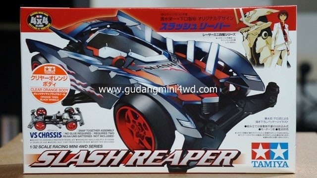 Tamiya Mini 4WD Slash Reaper Clear Orange Special (VS Chassis) 95219