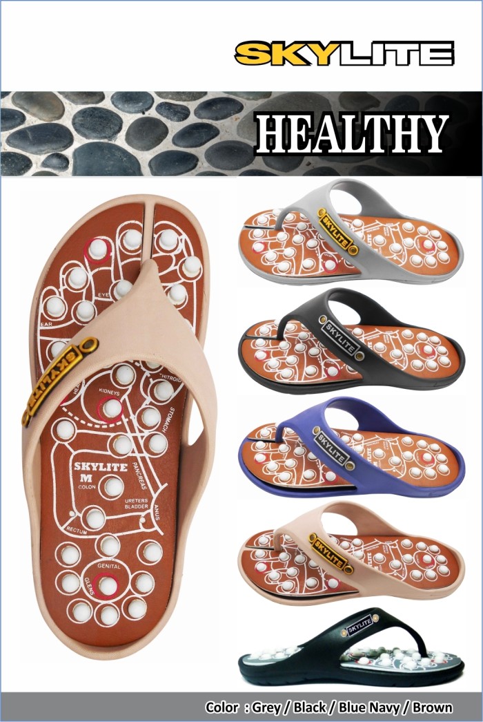 Foto Produk Sandal Skylite Healthy - Hitam Abu, 9.5 S dari SIANTARMAJU dot COM
