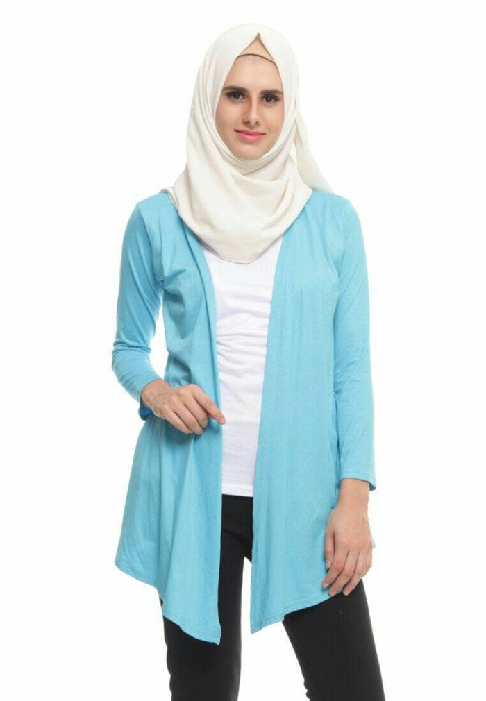 Baju hamil menyusui cardigan modis adem Kamila by nuratina 2
