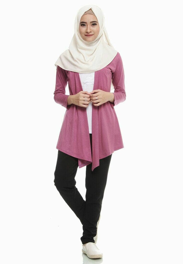 Baju hamil menyusui cardigan modis adem Kamila by nuratina 3