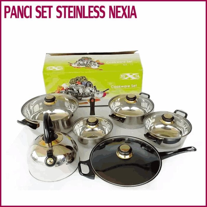 Harga Panci Set Nexia Stainless Hargano.com Harga Panci Set Nexia Stainless Hargano.com