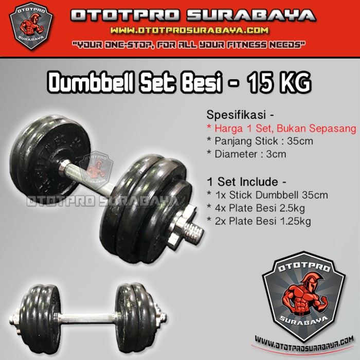 Berapa Harga Sepasang 4 Kg Dumble Dumbbell Dumbel Dumbell INDprice Source · Paket Dumbbell Set 15kg Dumbel Dumbell Dumbbel Dambel Barbel Barbell
