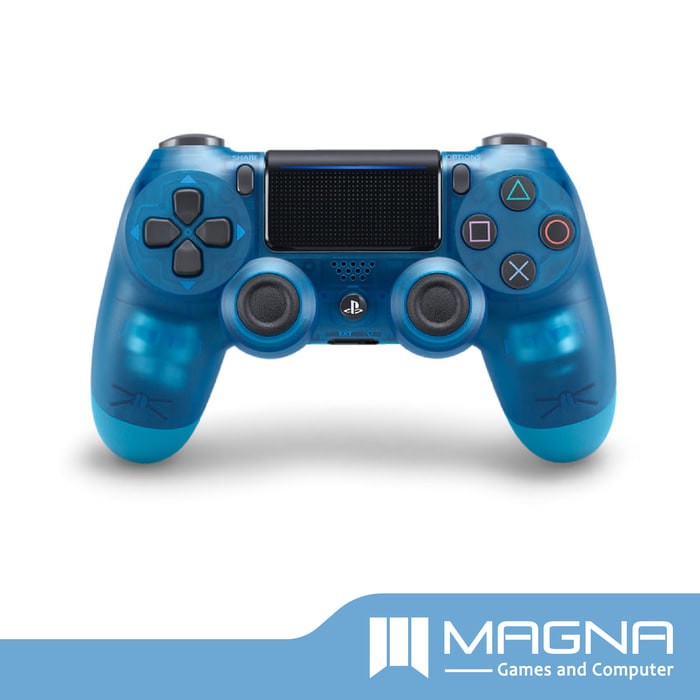 jual new dualshock 4 ps4 controller blue crystal awan hisyam