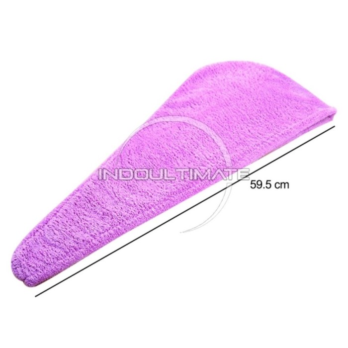 Hair Wrap Magic Towel Handuk Rambut Handuk KeramasHanduk Kepala RANDOM