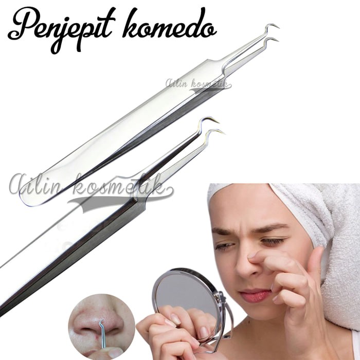baru Pinset Jepit Komedo / Blackhead Tweezer / penjepit komedo jerawat