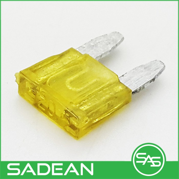20 Amp Yellow Standard Glow Blow 20A Amps A Blade Fuses LED Smart Car Auto Van