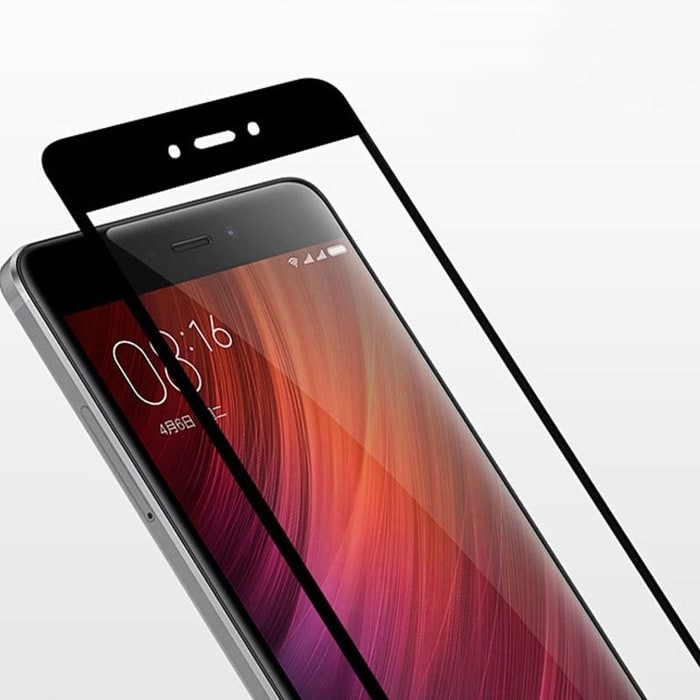 Xiaomi Redmi 4X Prime full screen anti gores kaca TEMPERED GLASS WARNA