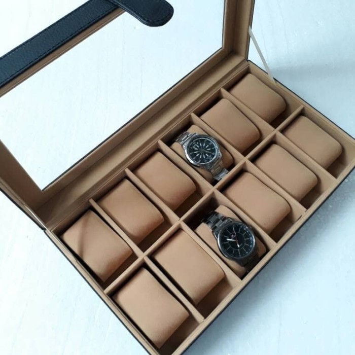Jogja Craft White Floral Watch Box Tempat Jam Kotak Jam Tangan Isi Source · Tempat Jam