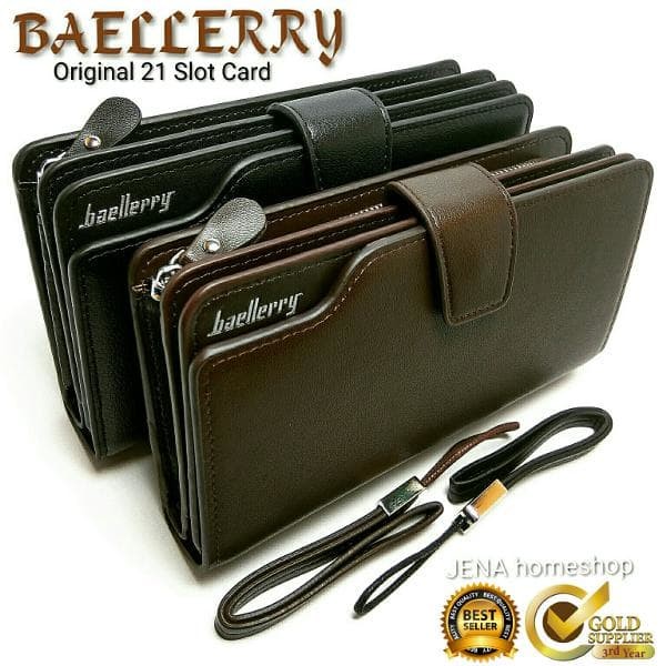 NEW ARRIVAL Dompet Panjang Pria dan Wanita BAELLERRY Original 21 Slot