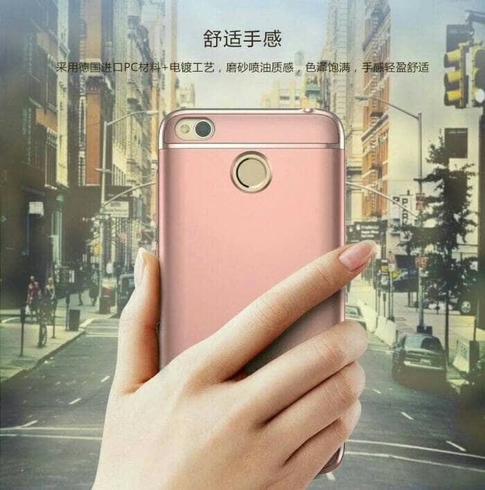 IPAKY 3 IN 1 ELECTROPLATING HARD CASE CASING XIAOMI REDMI 4X 4X PRIME