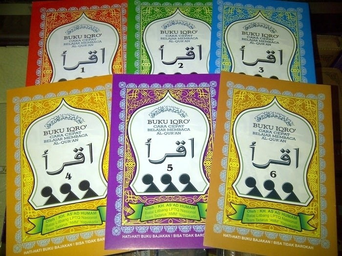 Buku IQRO Pisah Kecil Jilid 1-6
