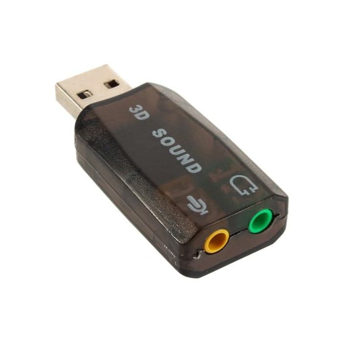 Jual USB to Dual Audio Jack Converter USB Sound Card Jakarta Pusat