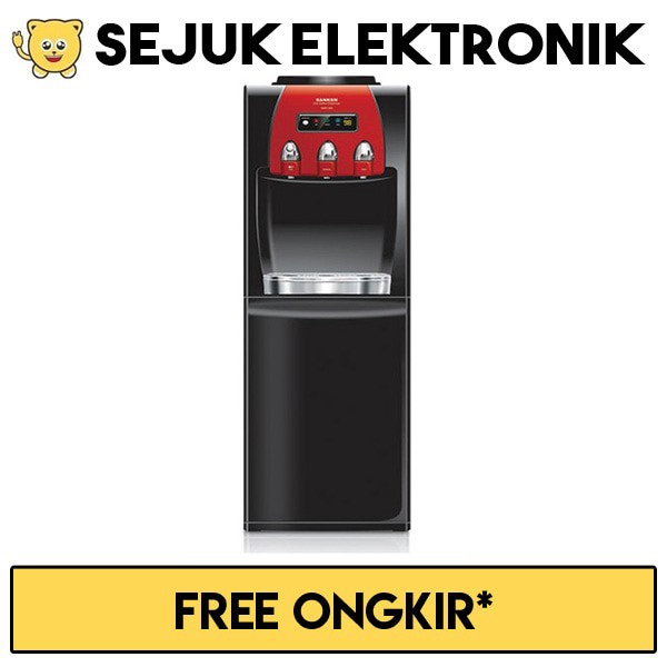 Sanken HWD-Z88 Dispenser Air 3In1 Galon Atas-Bawah - Hitam