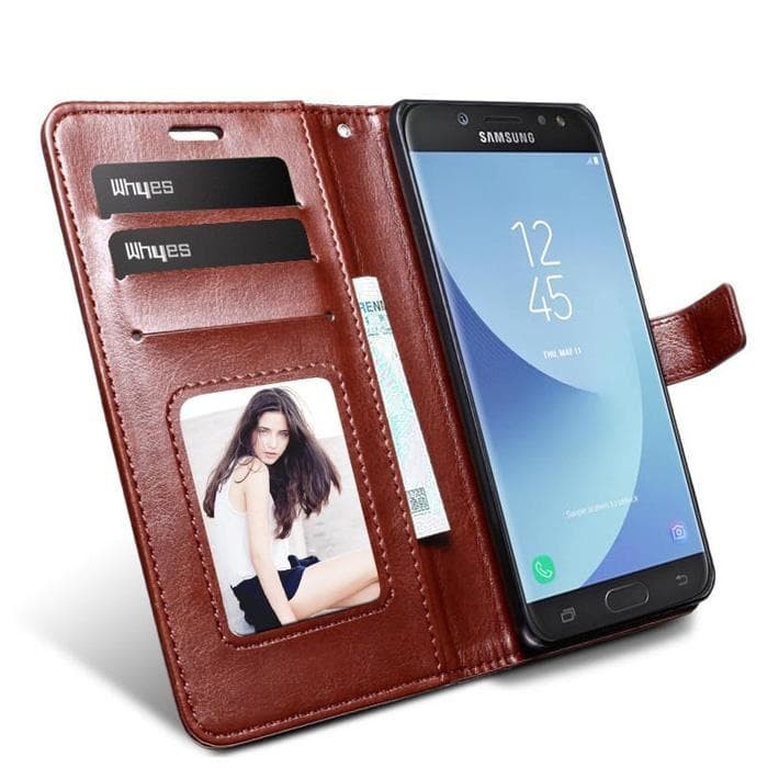 FLIP COVER MAGNET Samsung J3 J5 J7 PRO 2017 case casing kulit dompet