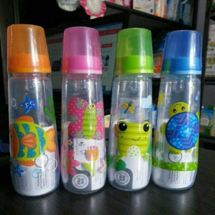 BABY SAFE FEEDING BOTTLE JS002 BOTOL SUSU BAYI MOTIF 250ML