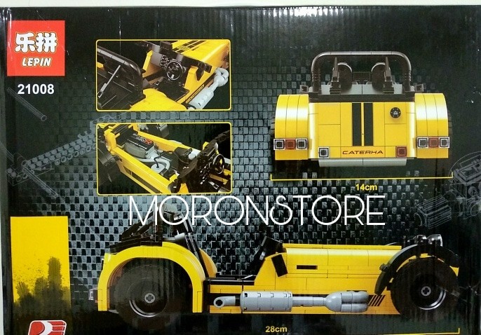 Brick Lego ideas 21307 Caterham Seven 620R - Lepin 21008 - 771 Pcs