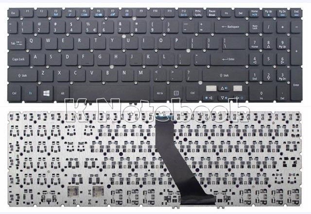 Laptop Keyboard for Acer Aspire V5-552 V5-552G V5-552P V5-552PG V5-572 V5-572G V5-572P V5-572PG V5-573 V5-573G V5-573P V5-573PG Black NO Frame Turkey TR