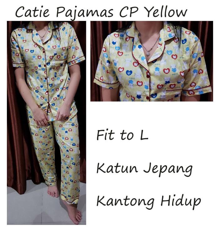 Harga Catie Pajamas Panjang Kuning Hargano.com Harga Catie Pajamas Panjang Kuning Hargano.com