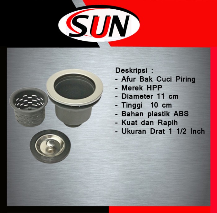 Afur Apur Saringan Bak Cuci Piring Plastik PVC