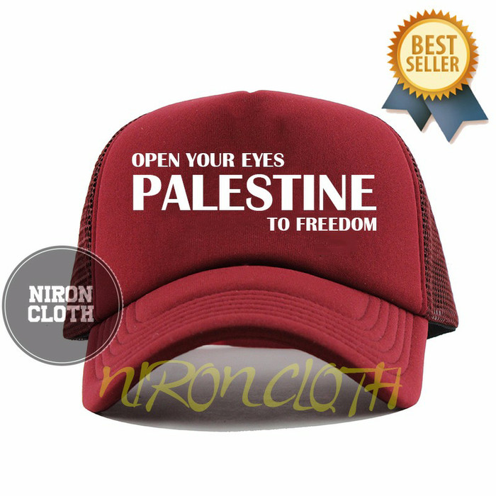 PALESTINE TO FREEDOM TOPI TRUCKER PRIA CL02 - MARUN - SB