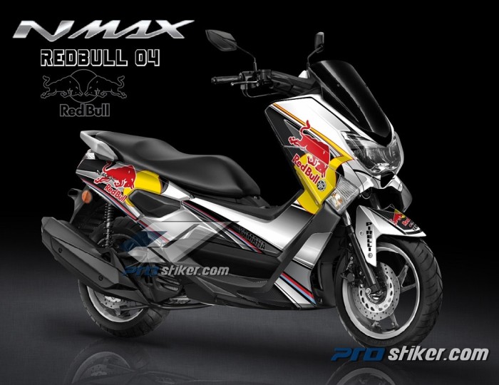 Jual Striping Nmax Motif Motorace Redbull Full Body Prostiker