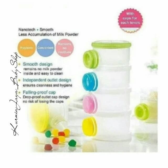 Pumpee Stylish Milk Powder Container 3 Layer Tempat Susu Formula Source · Milk Container