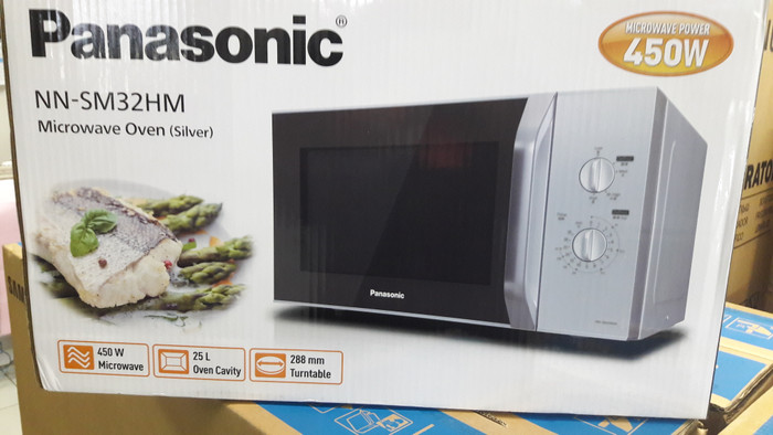 Jual Microwave Oven Panasonic Nn Sm32hm Low Watt 450w 25 Liter Microwave Oven Panasonic Nn Sm32hm Low Watt 450w 25 Liter Silver New