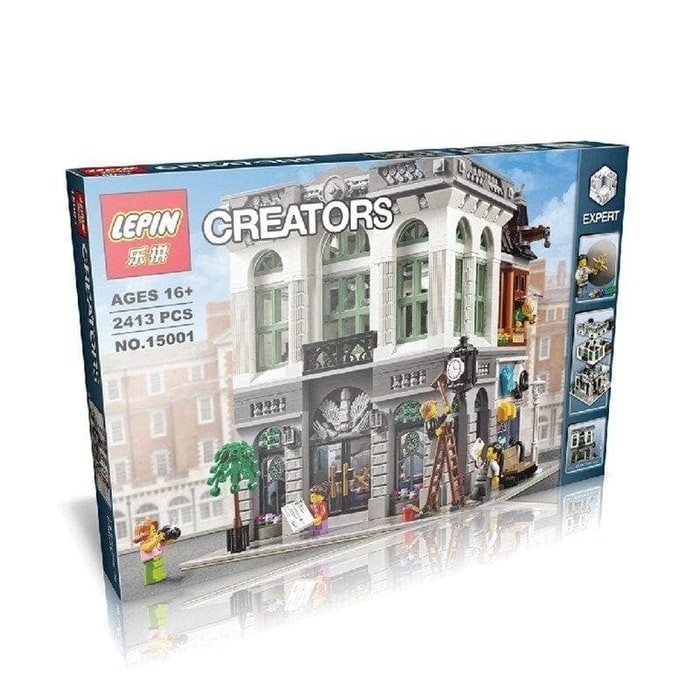 Jual Brick Lepin 15001 Creator Expert Brick Bank 2413pcs Olivia