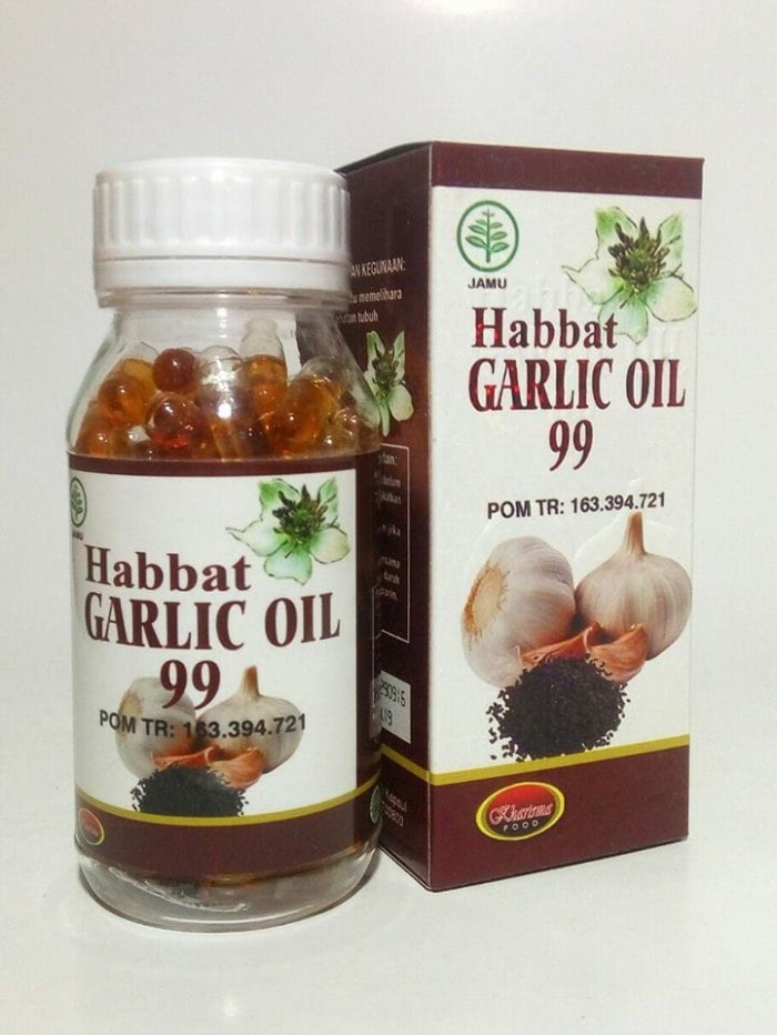 Habbat Garlic Oil 99 Kharisma Isi 100 Kapsul