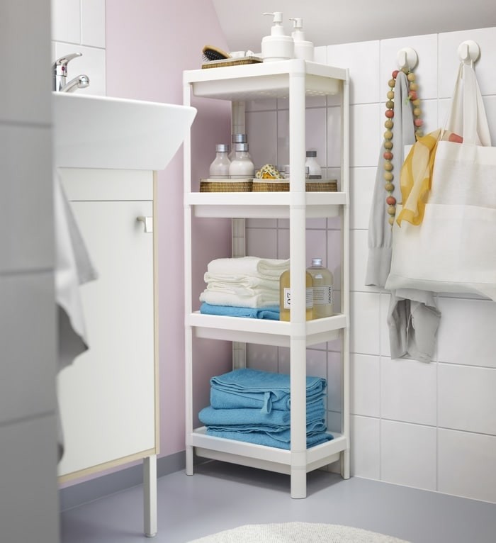Jual Unit Lemari Rak Plastik Dapur R Mandi 4susun Ikea Vesken Unit Lemari Rak Plastik Dapur R Mandi 4susun Ikea Vesken Organizer
