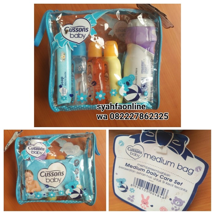 Jual Cussons MEDIUM bag Paket perawatan bayi shampo