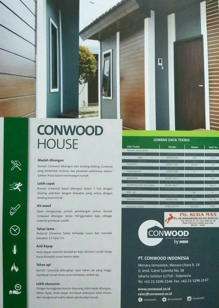 Jual Dijamin Rumah Conwood Conwood House Tipe 25 Kota Bekasi Kirana Ol Shop Tokopedia