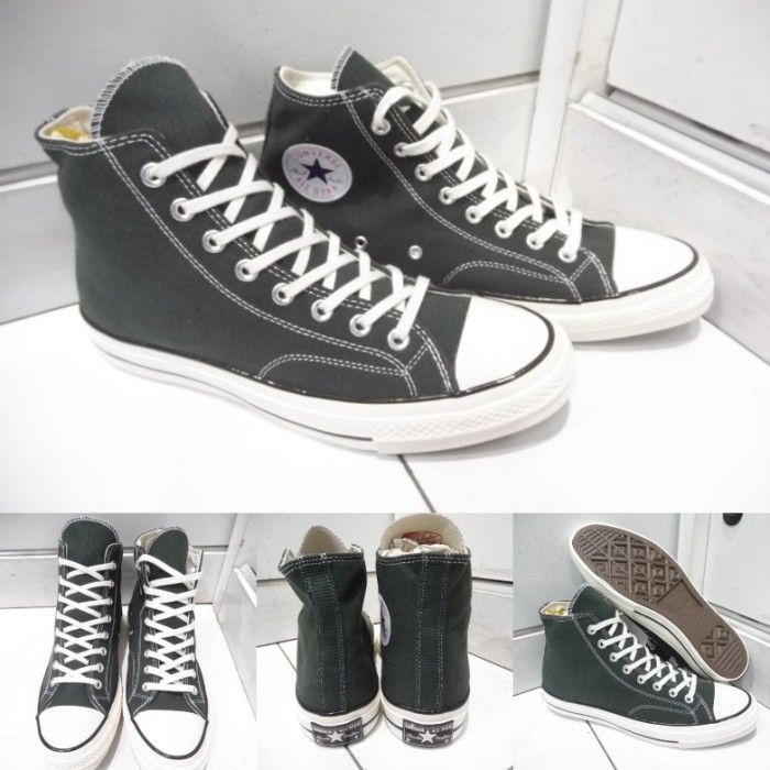 dark green chuck taylors