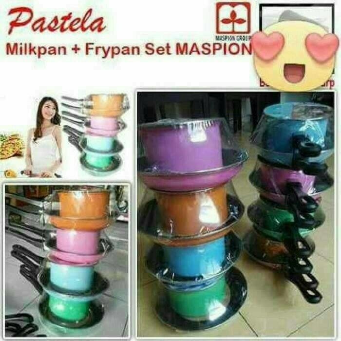 jual pastela milkpan frypan set maspion teplon panci wajan jual pastela milkpan frypan set maspion teplon panci wajan