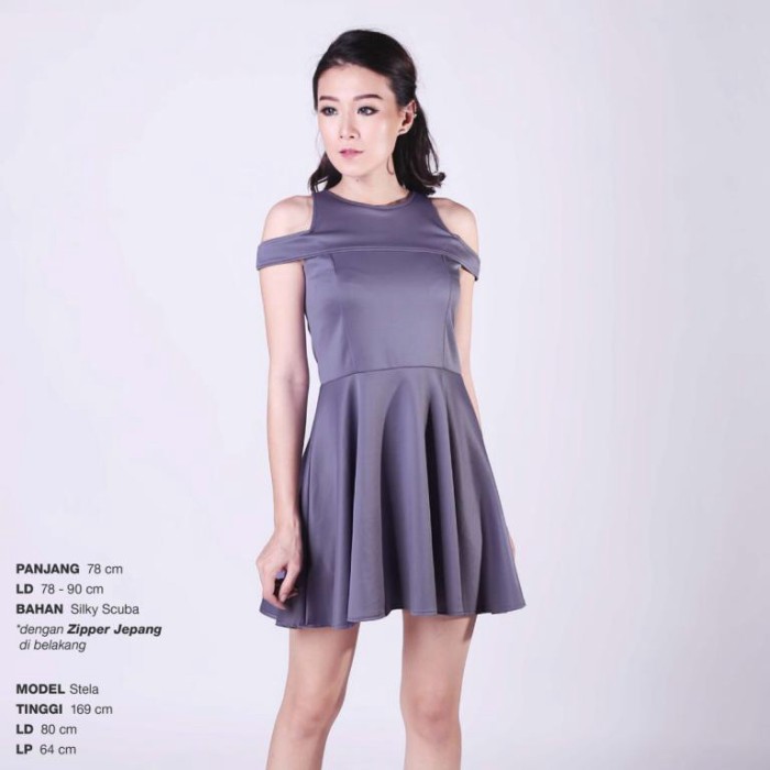 Jual Dress Pendek Party Dress Sabrina Dress Pesta Pistacio Sabrina Dress Kota Tangerang Secretly Girly Tokopedia