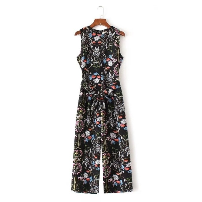 zara flower jumpsuit