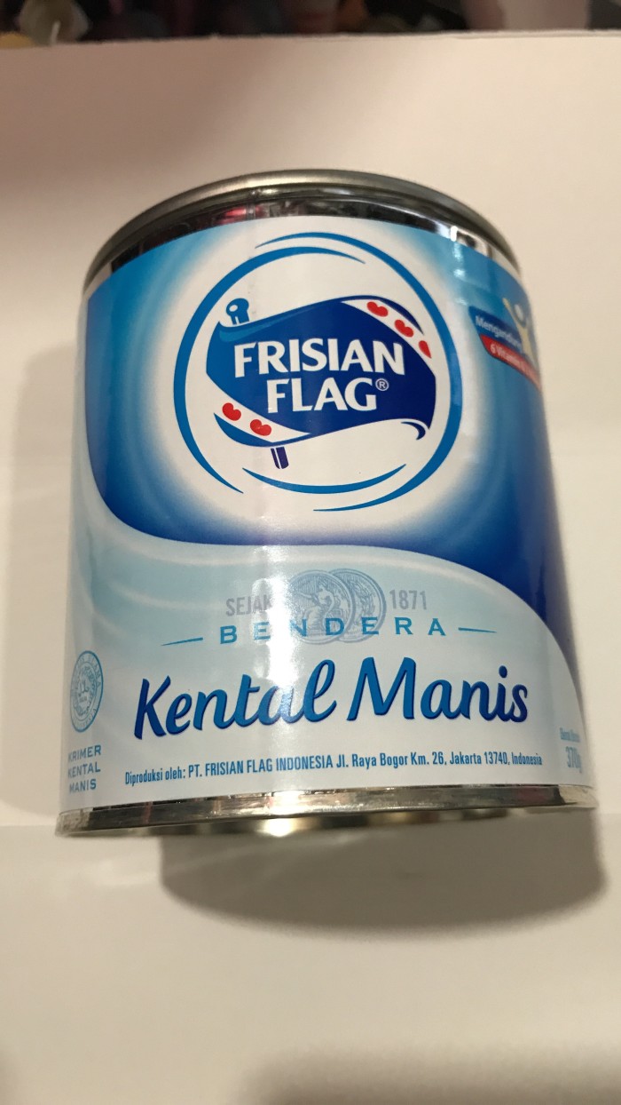 Jual Frisian Flag Kental Manis Biru 370g Susu Bendera 