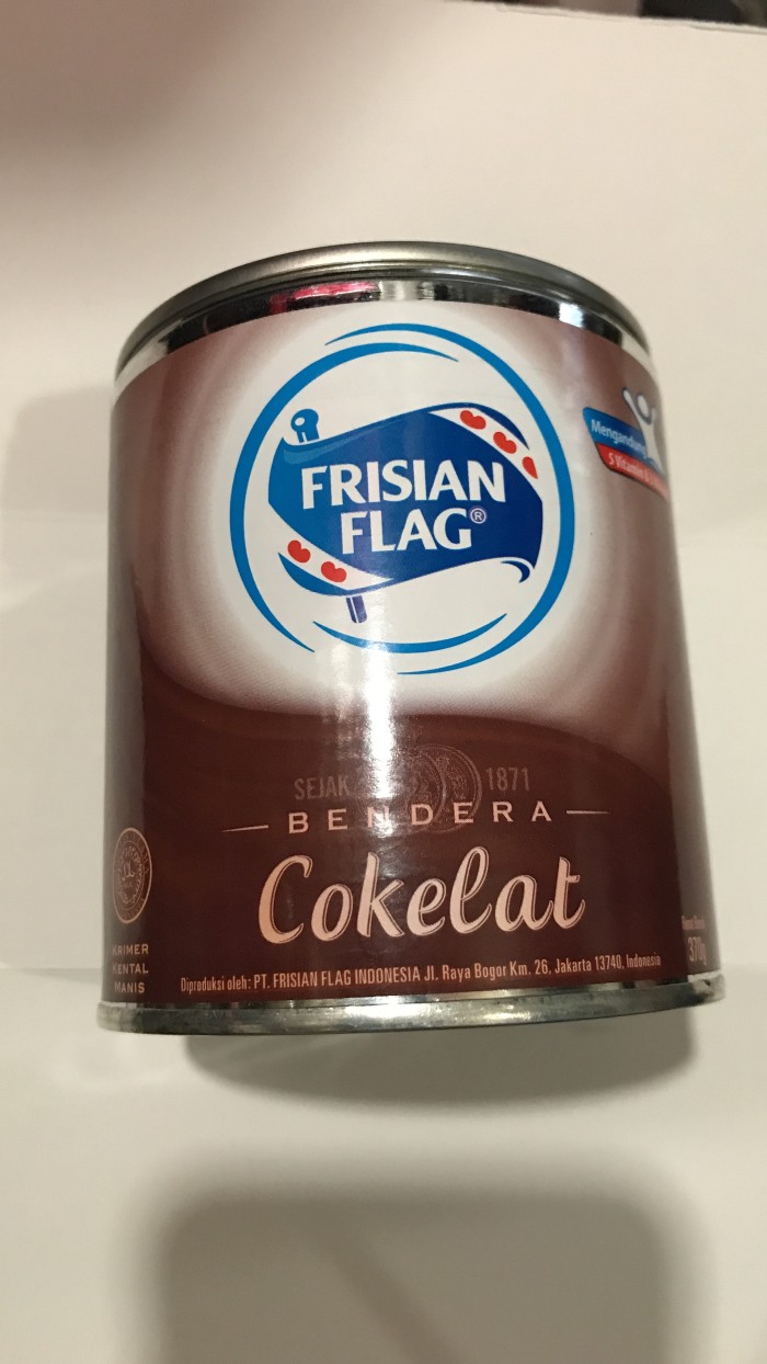 Jual Frisian Flag Cokelat 370g / Susu Bendera Kaleng ...