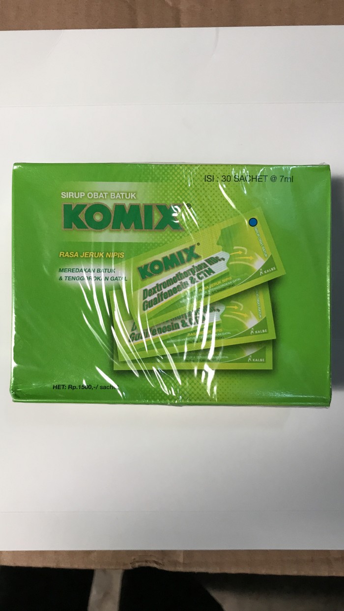 Jual Komix Jeruk Nipis 1 Pak Box Dus 30 Sachet Sashet Pcs Grosir