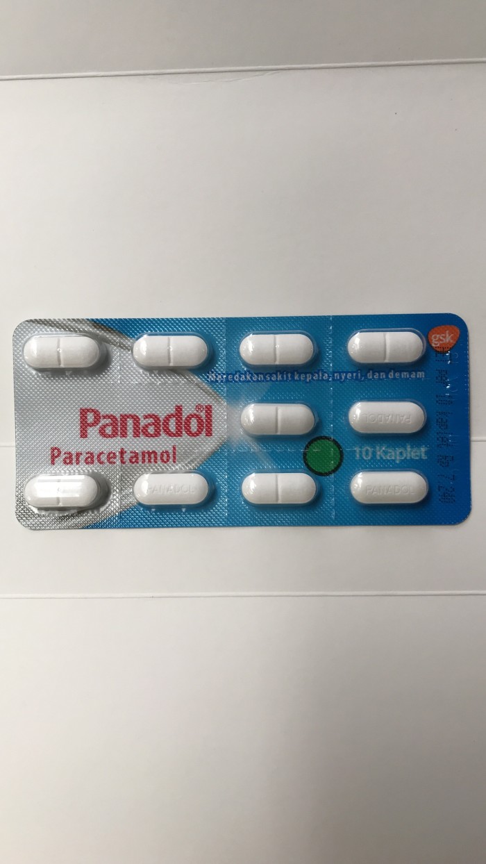 Jual Panadol  Biru 1 Strip 10 Tablet Kaplet Obat  Sakit  